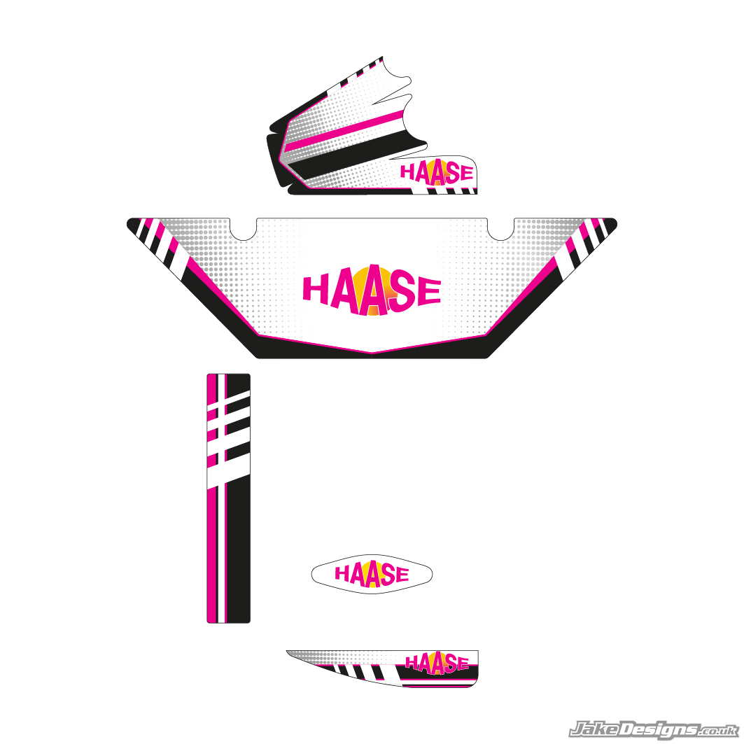 HAASE Replica (European) Rotax Max Radiator Stickers
