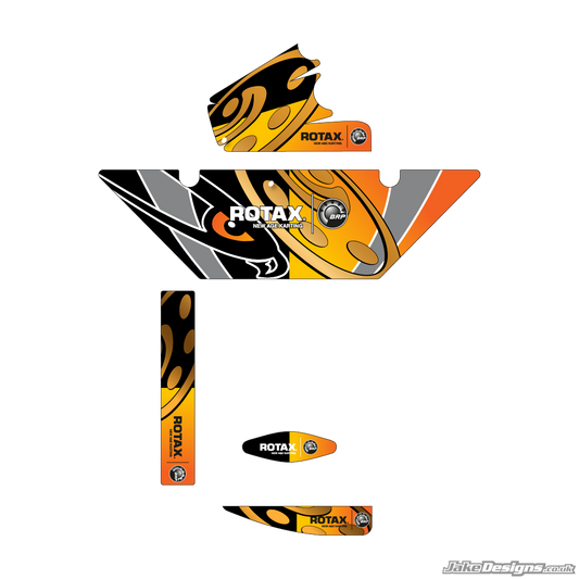 Intrepid Replica (European) Rotax Max Radiator Stickers