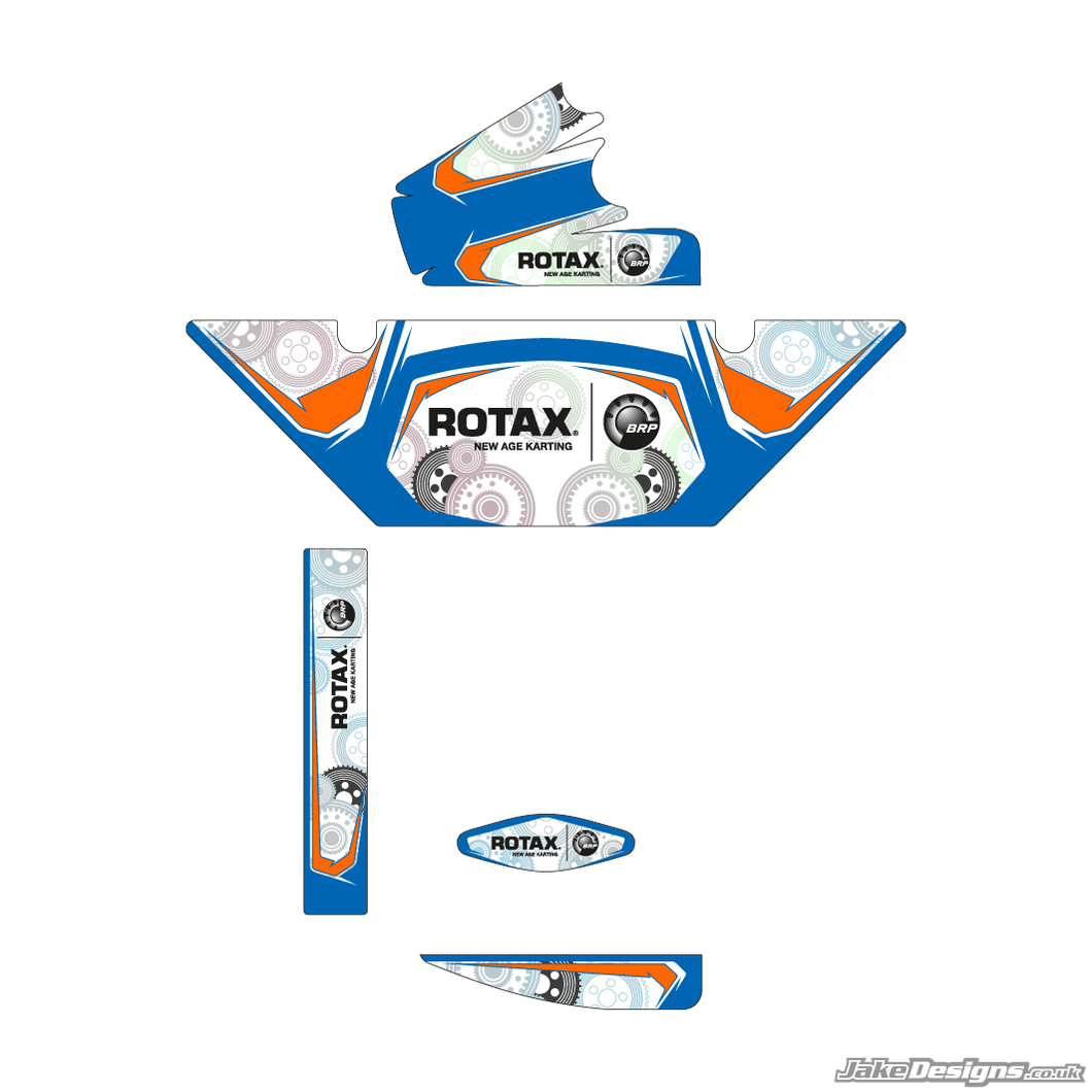 Lewis Hamilton (LH) Replica (European) Rotax Max Radiator Stickers ...