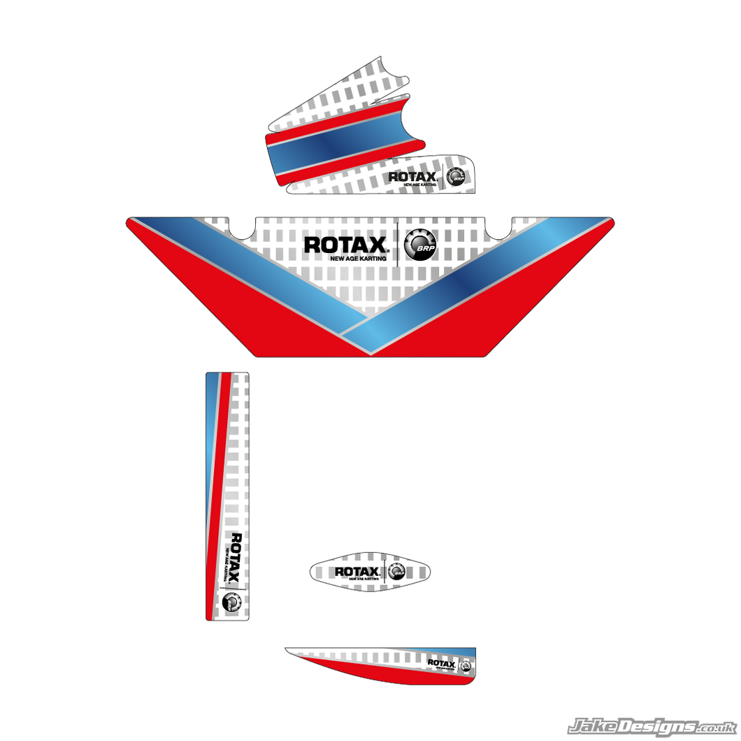 Mach1 Replica (European) Rotax Max Radiator Stickers – JakeDesigns Graphics