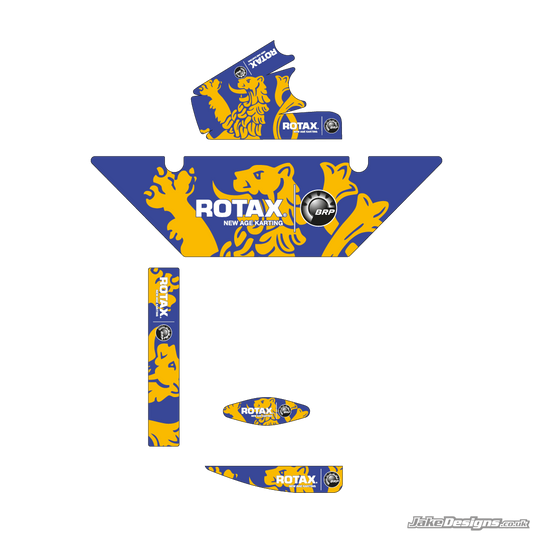 Praga Replica (European) Rotax Max Radiator Stickers