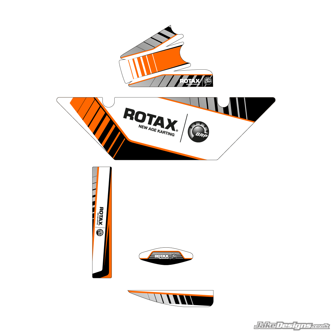 SODI Replica (European) Rotax Max Radiator Stickers