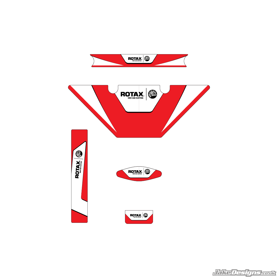 BirelART Replica (European) Micro Max Rotax Radiator Stickers (2015 ...