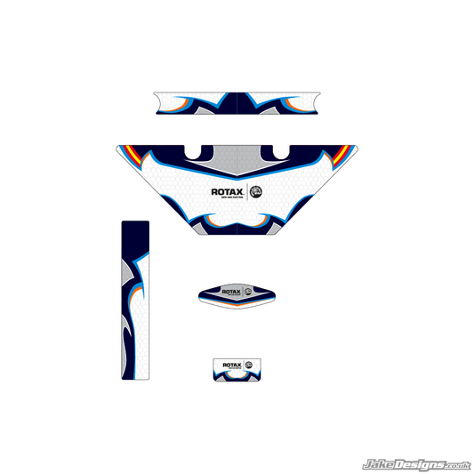 EKR Replica (European) Micro Max Rotax Radiator Stickers