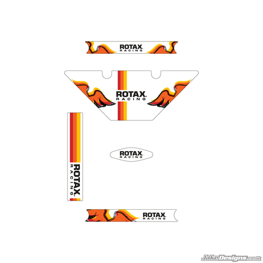 (KR) Kart Republic Replica (European) Micro Max Rotax Radiator Stickers