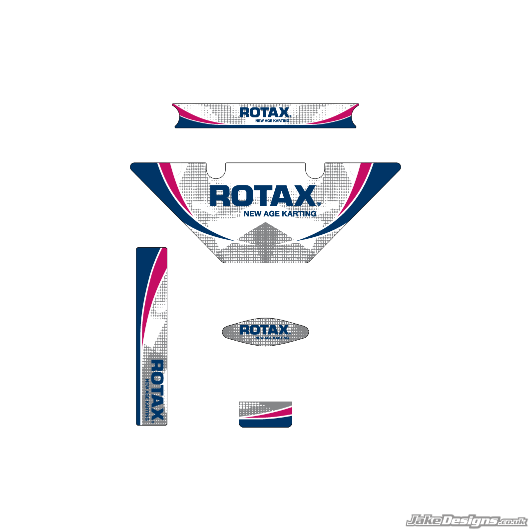 Rotax Radiator Stickers Kosmic Mercury Replica (European) Micro Max Rotax Radiator Stickers (2 ...
