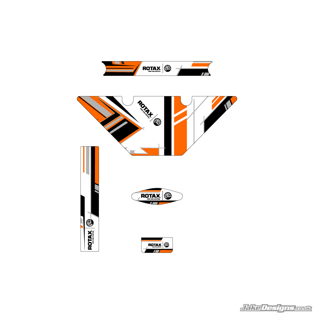 OK1 Replica (European) Micro Max Rotax Radiator Stickers – JakeDesigns ...