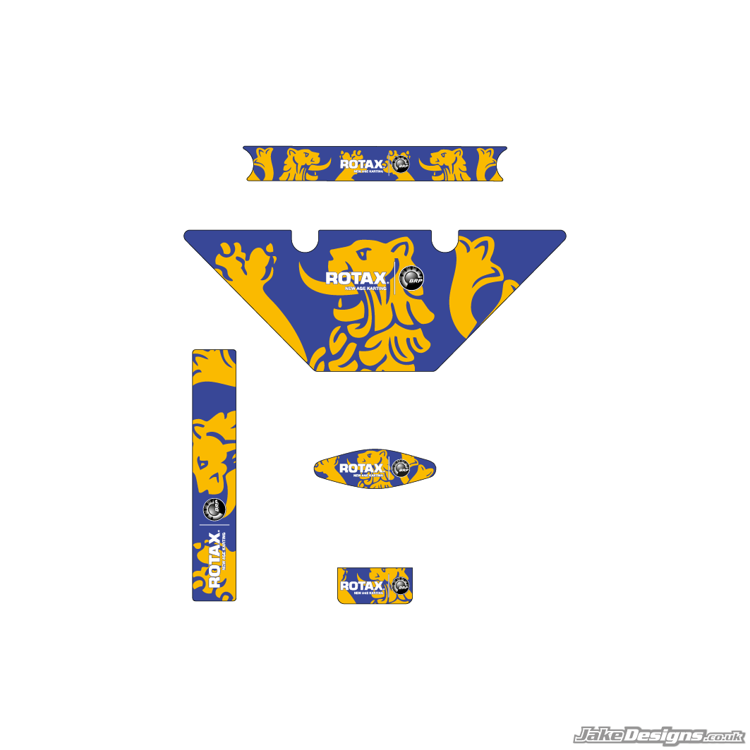 Praga Replica (European) Micro Max Rotax Radiator Stickers