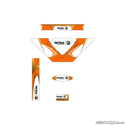 RK Replica (European) Micro Max Rotax Radiator Stickers