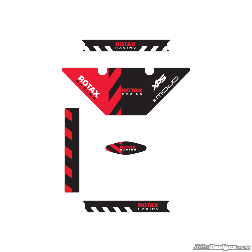 ROTAX (European) Micro Max Rotax Radiator Stickers – JakeDesigns Graphics