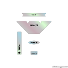 Load image into Gallery viewer, Chrome Style (European) Micro Max Rotax Radiator Stickers
