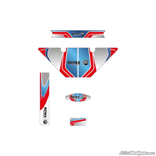 Zanardi Replica (European) Micro Max Rotax Radiator Stickers