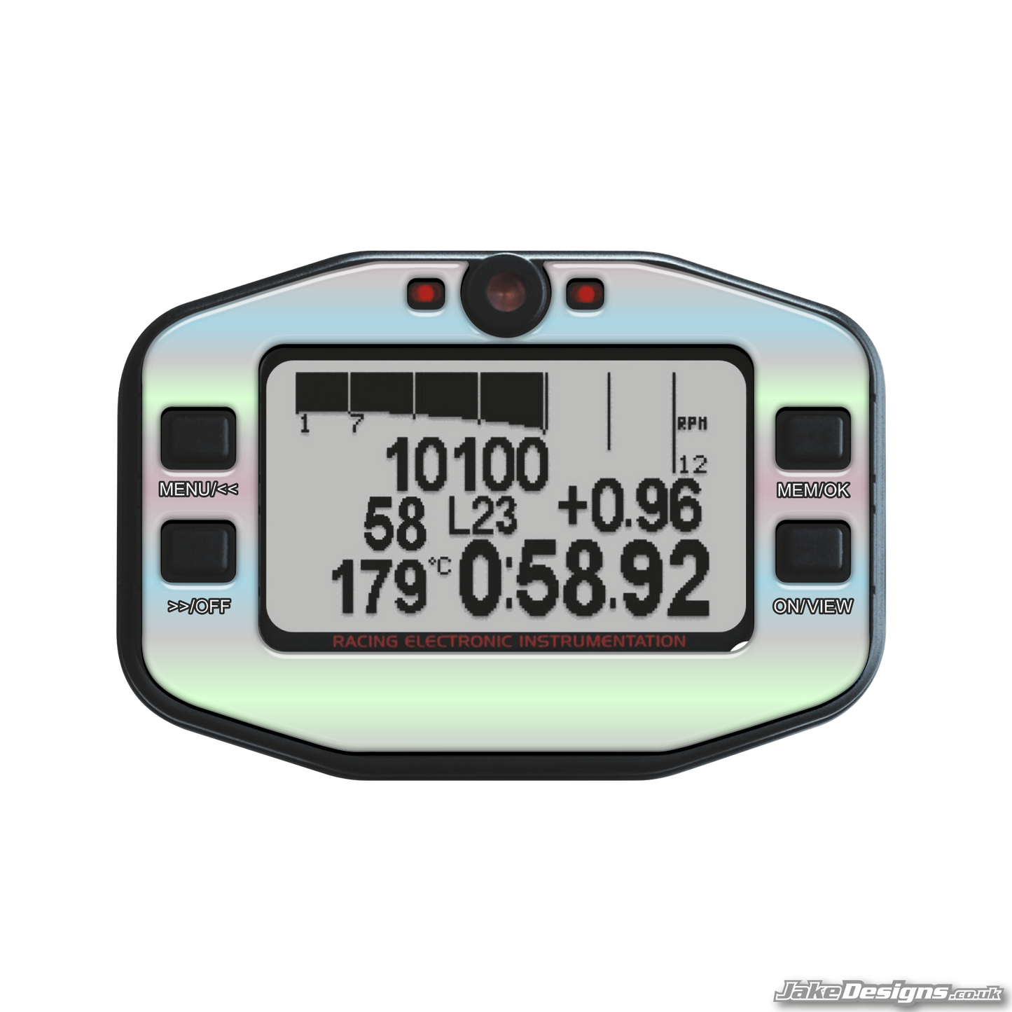 Chrome Style Mychron 4 Gel Sticker