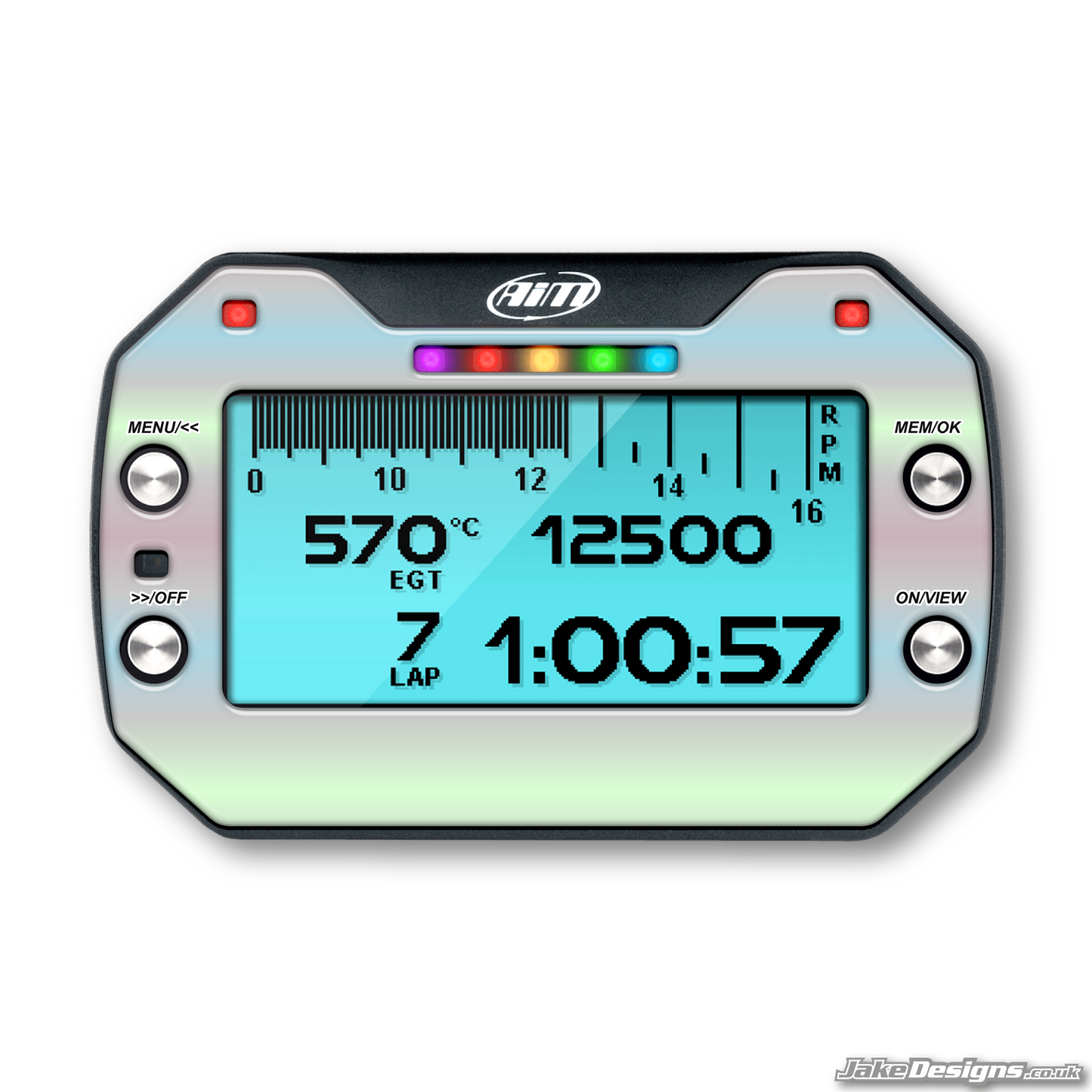 Chrome Style Mychron 5 Gel Sticker