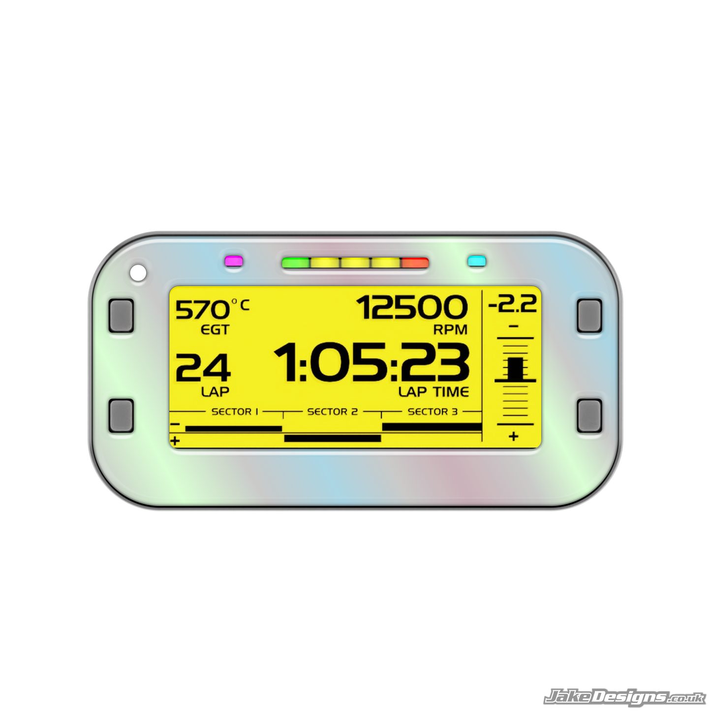 Chrome Style Mychron 6 Gel Sticker