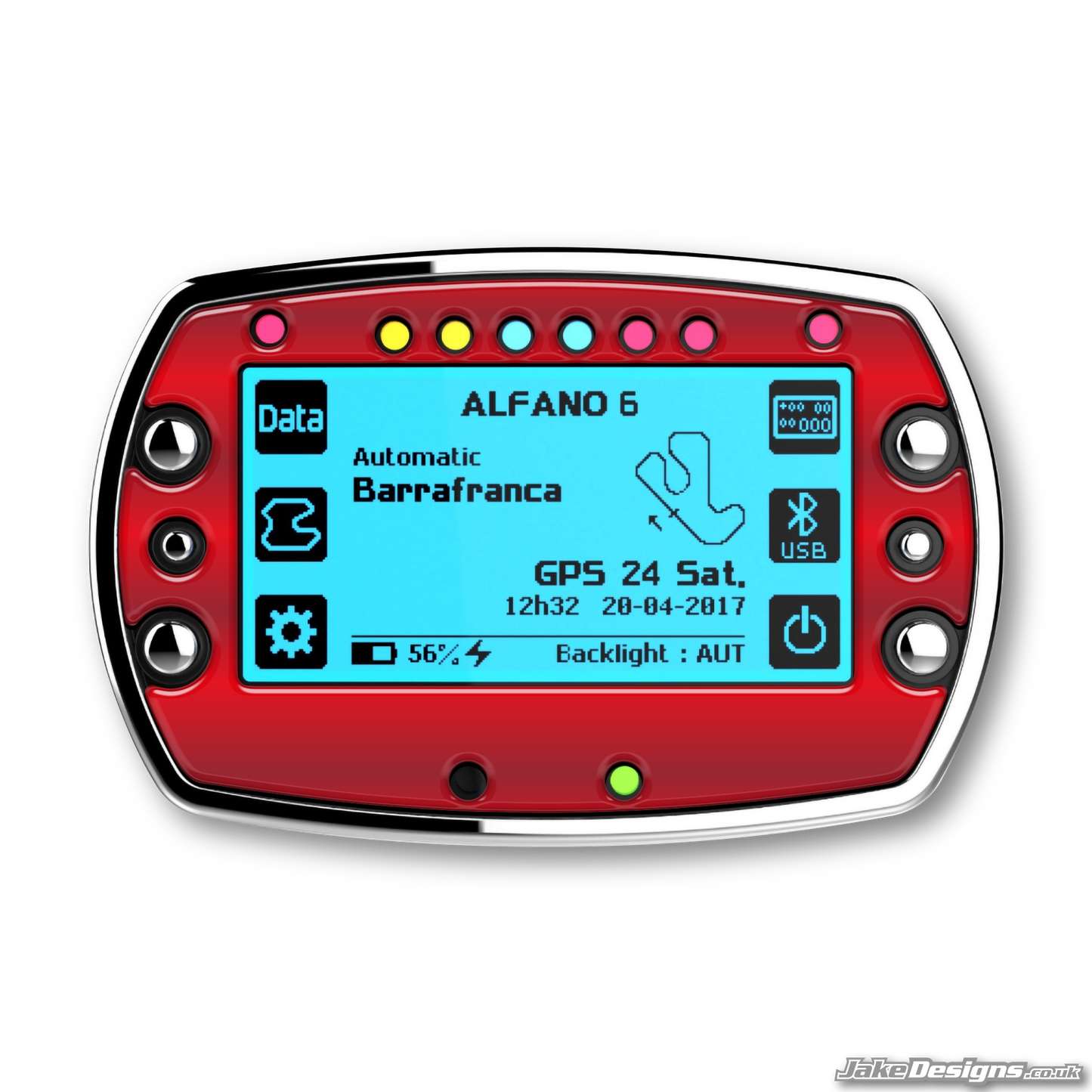 Chrome Style Alfano 6 Gel Sticker