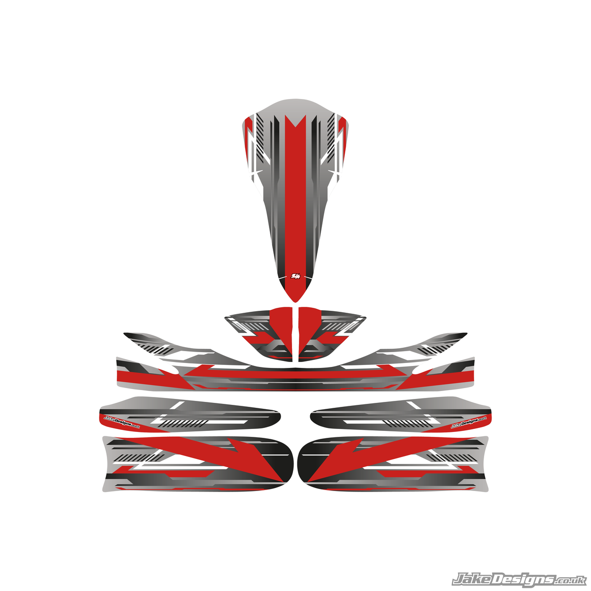 Janspeed Sticker RedSpeed Replica Sticker Kit – JakeDesigns Graphics
