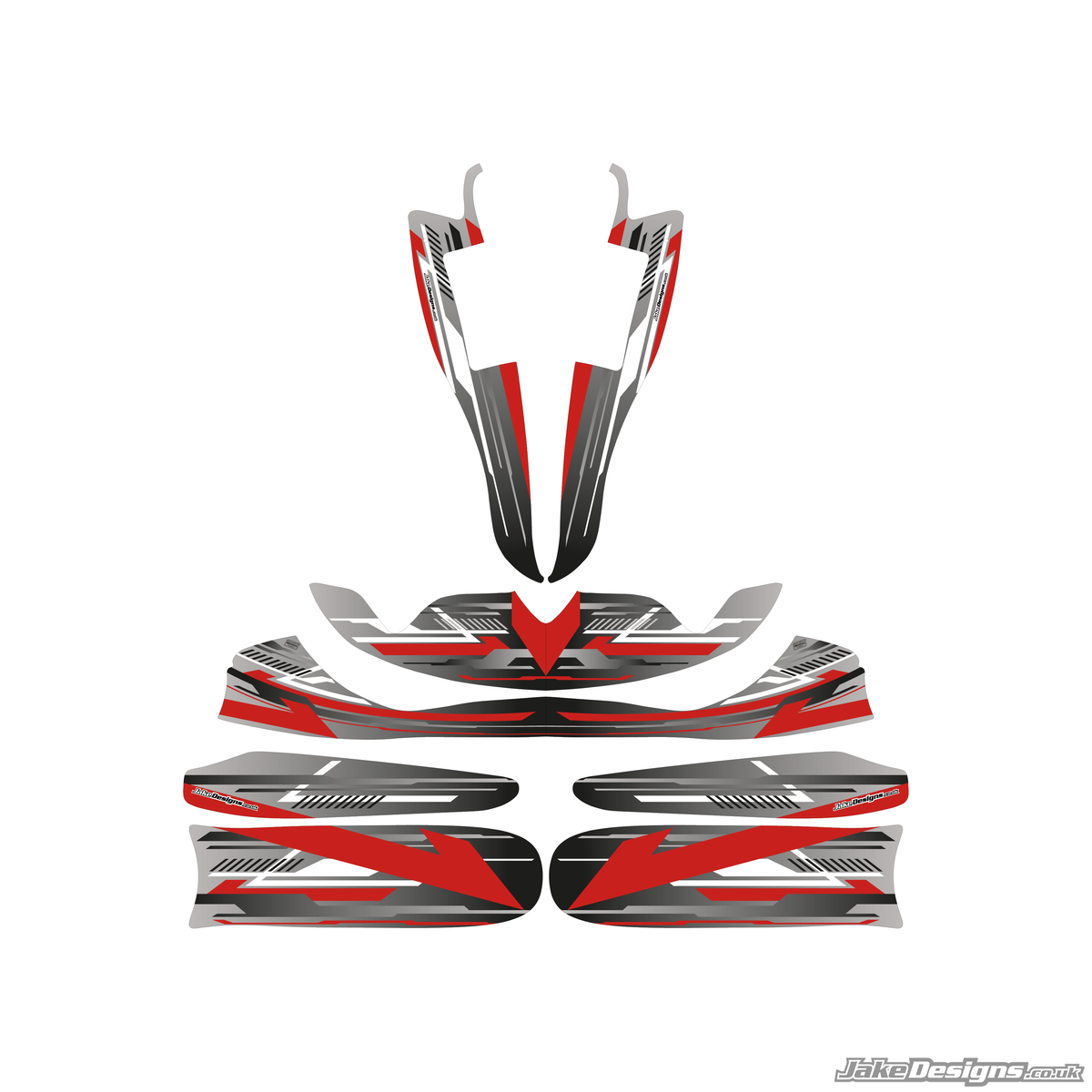 Janspeed Sticker RedSpeed Replica Sticker Kit – JakeDesigns Graphics