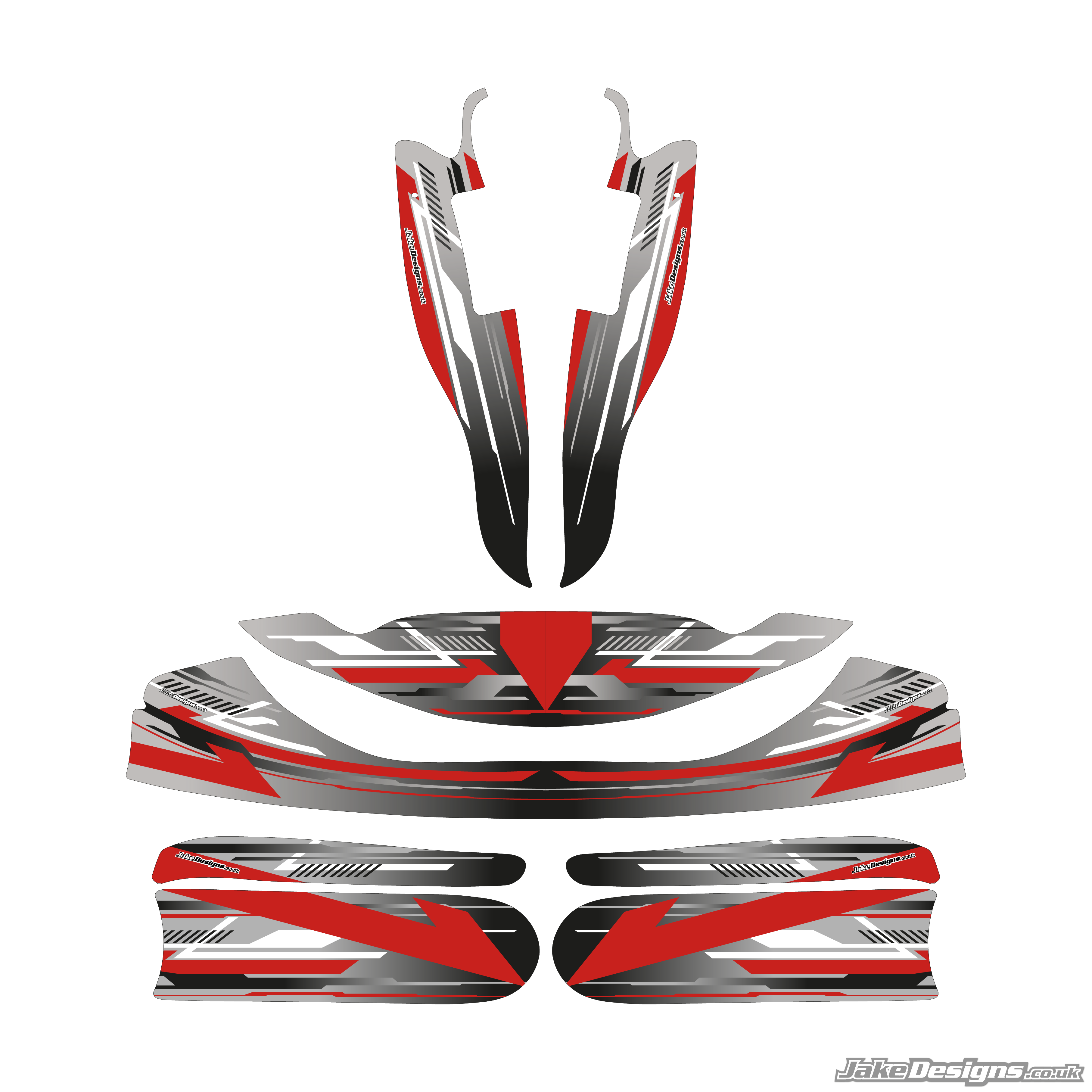 RedSpeed Replica Sticker Kit – JakeDesigns Graphics