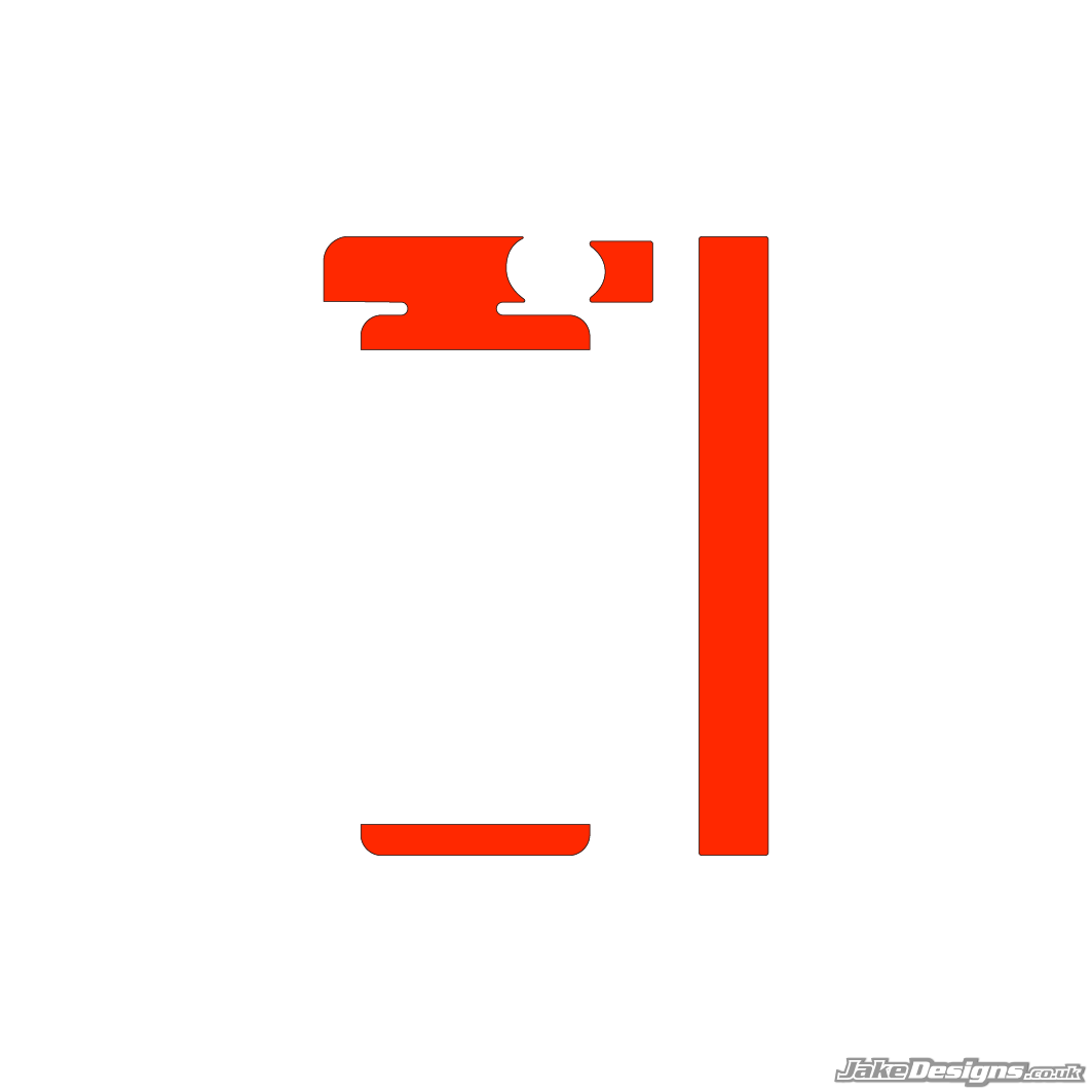 Fluorescent Style IAME Mini / Waterswift Radiator Sticker Kit