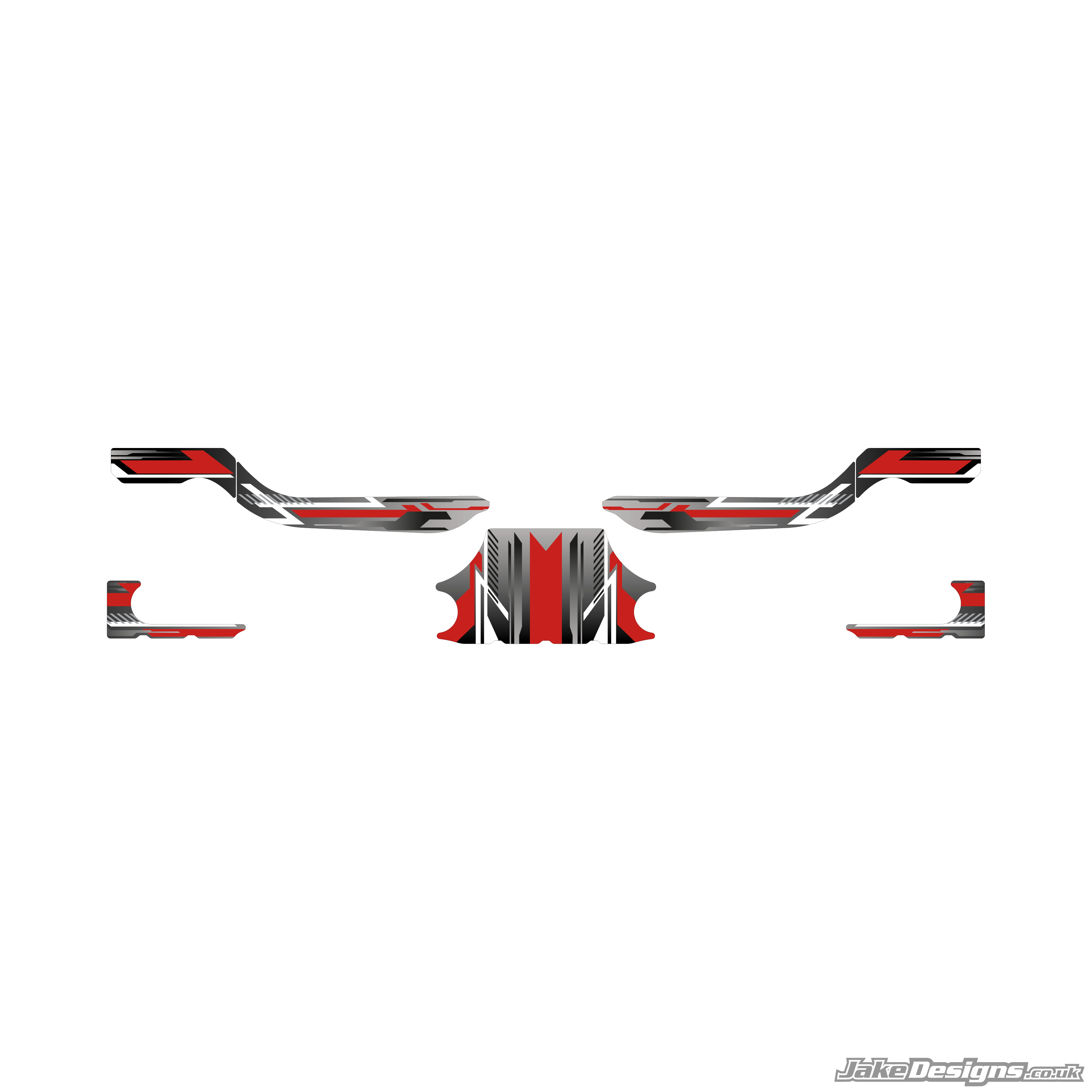 RedSpeed Replica Rear Bumper Sticker Kit – JakeDesigns Graphics