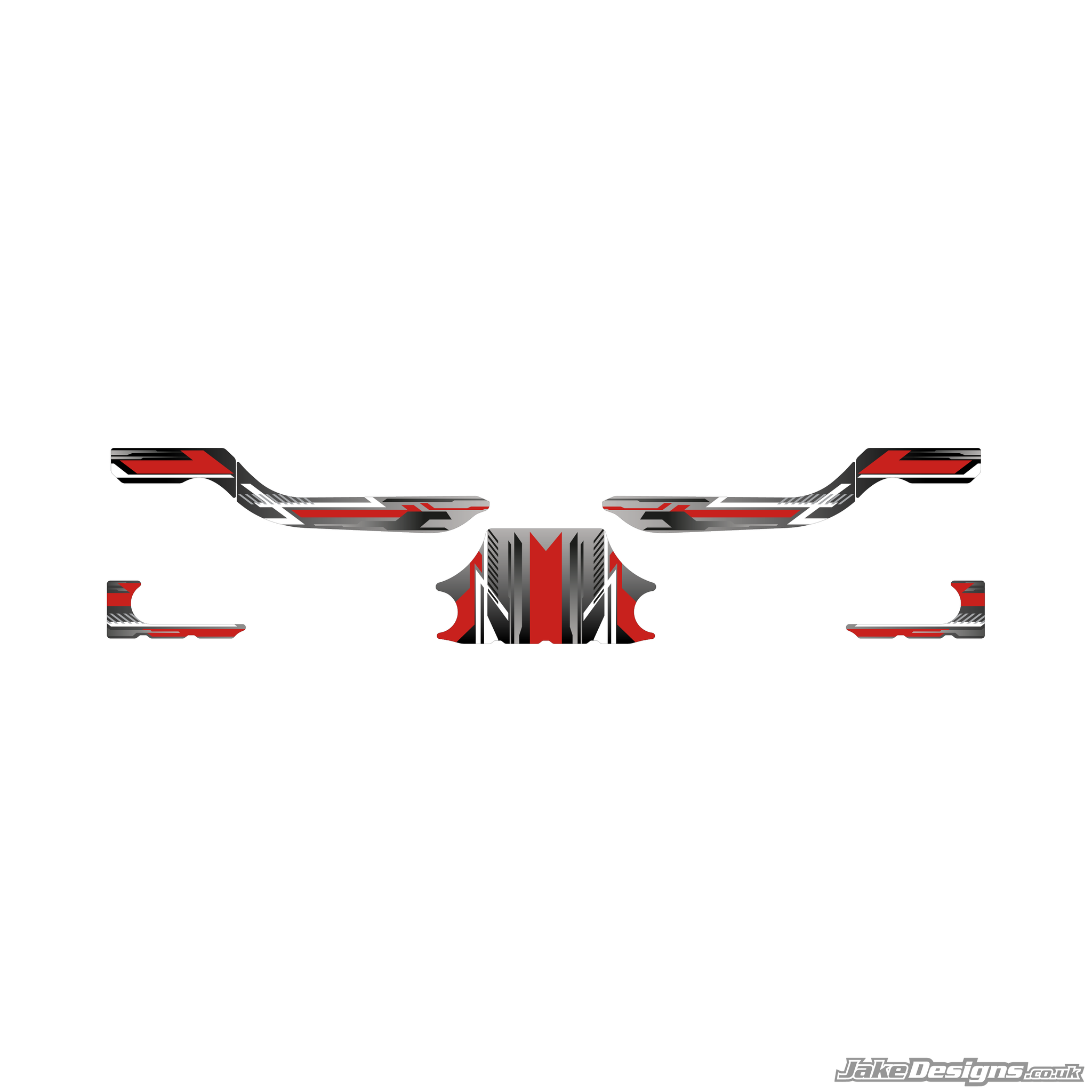 RedSpeed Replica Rear Bumper Sticker Kit – JakeDesigns Graphics