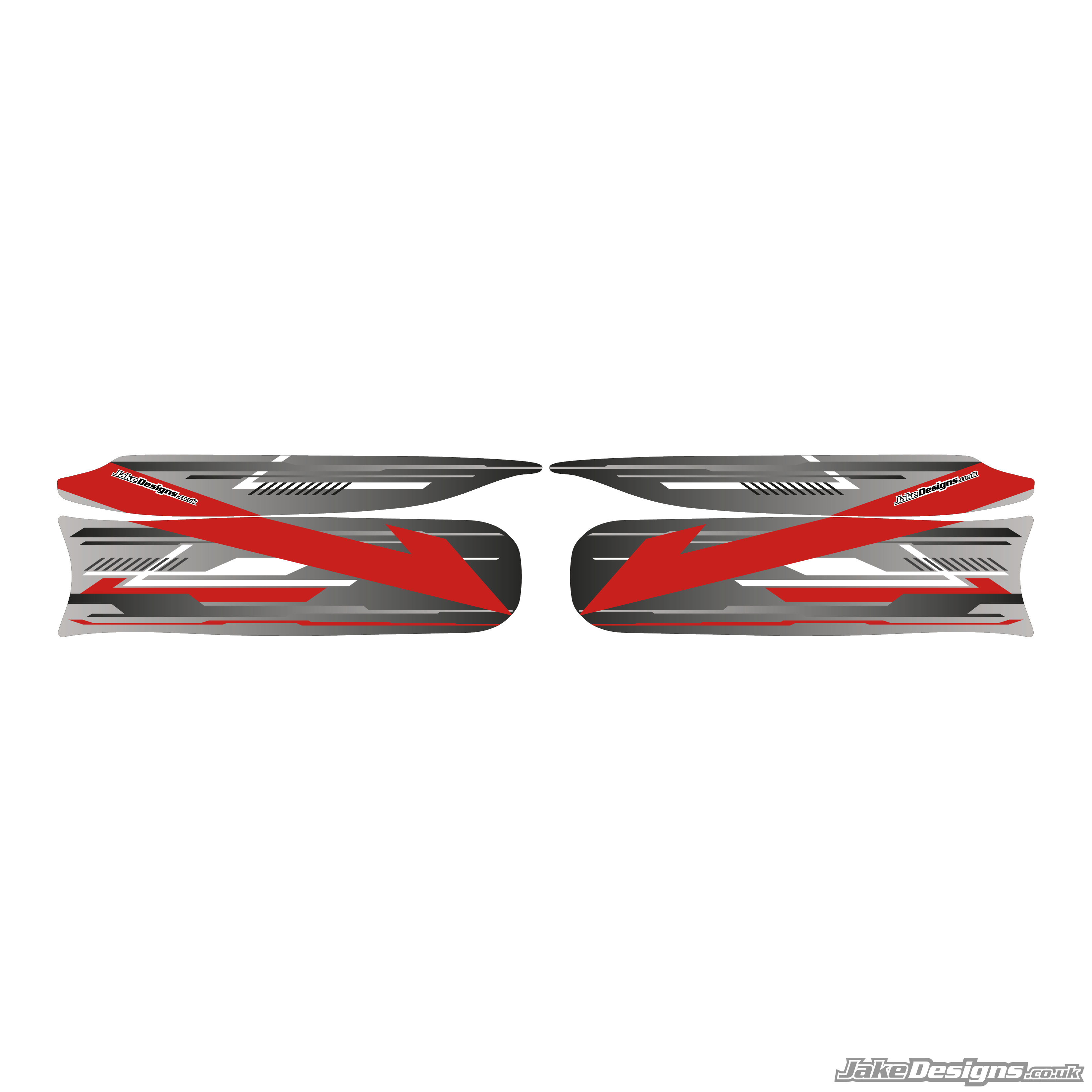 RedSpeed Replica Set Of Sidepods Sticker – JakeDesigns Graphics