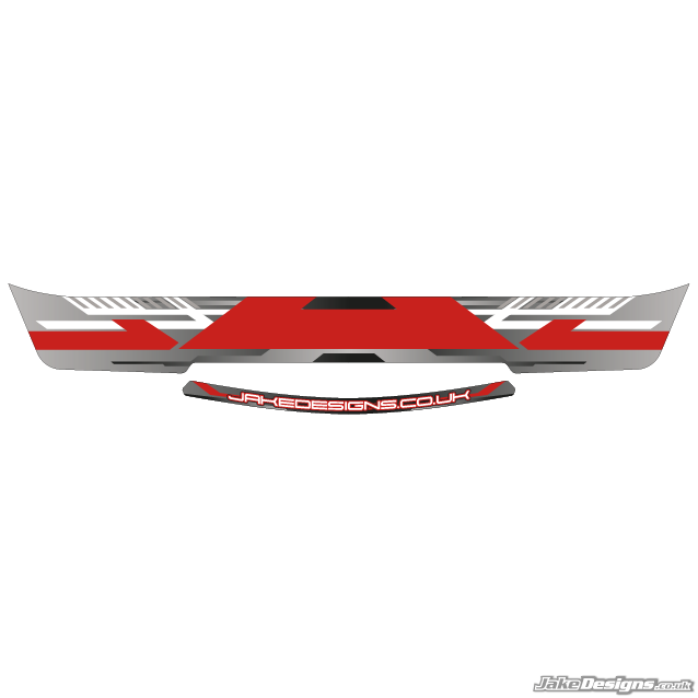 RedSpeed Style Visor Stickers (2017)