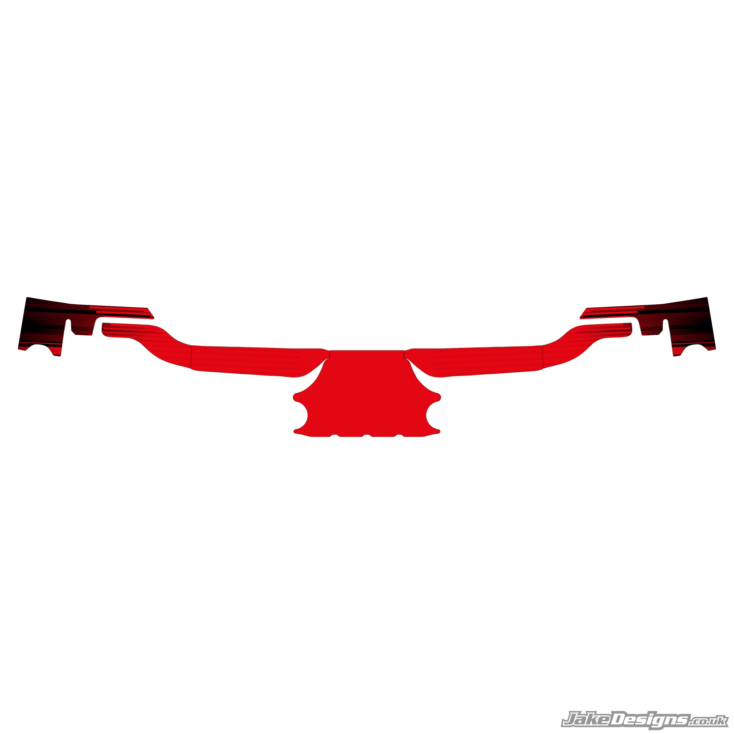 RedSpeed 2021 Replica Rear Bumper Sticker Kit