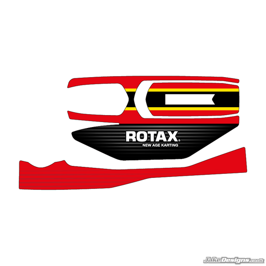 Carlos Sainz CS55 Style Rotax Battery Sticker Kit
