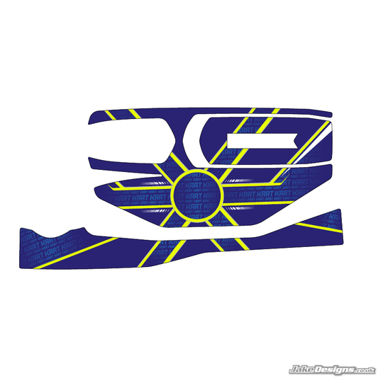 LN Kart Replica Rotax Battery Sticker Kit