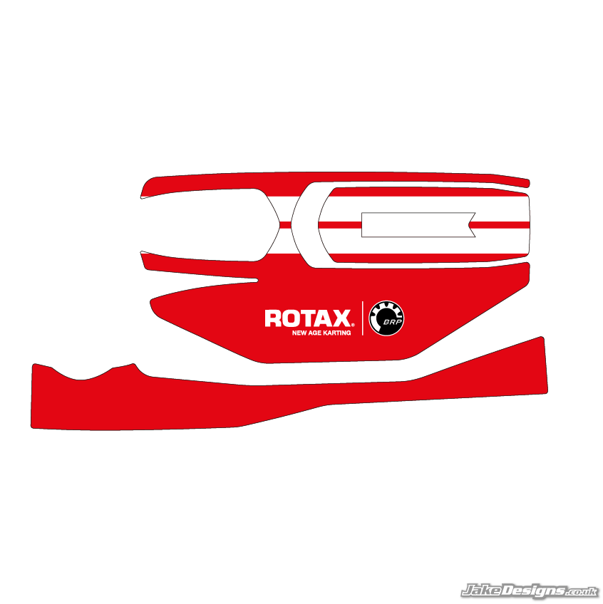 (R.S) Ralf Schumacher Replica Rotax Battery Sticker Kit