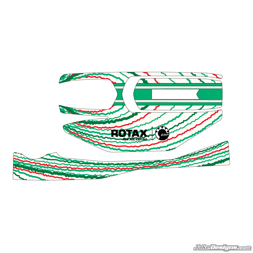 TonyKart 401RR Replica Rotax Battery Sticker Kit (2022)