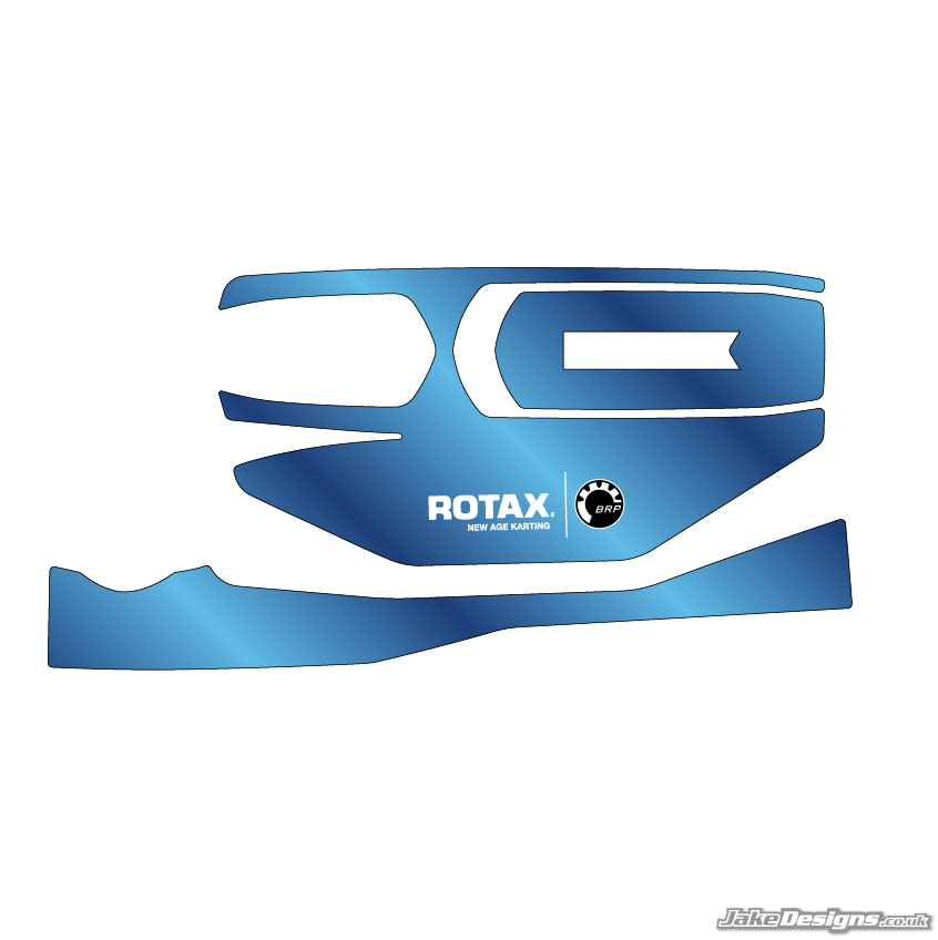 Chrome Style Rotax Battery Sticker Kit