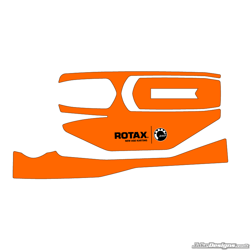 Fluorescent Style Rotax Battery Sticker Kit