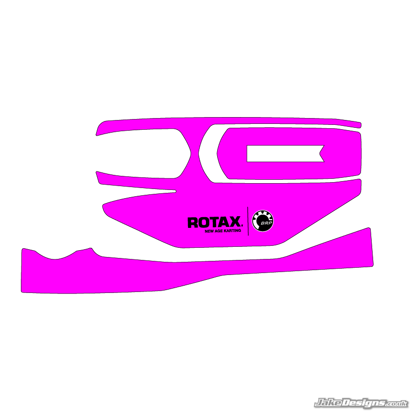 Fluorescent Style Rotax Battery Sticker Kit