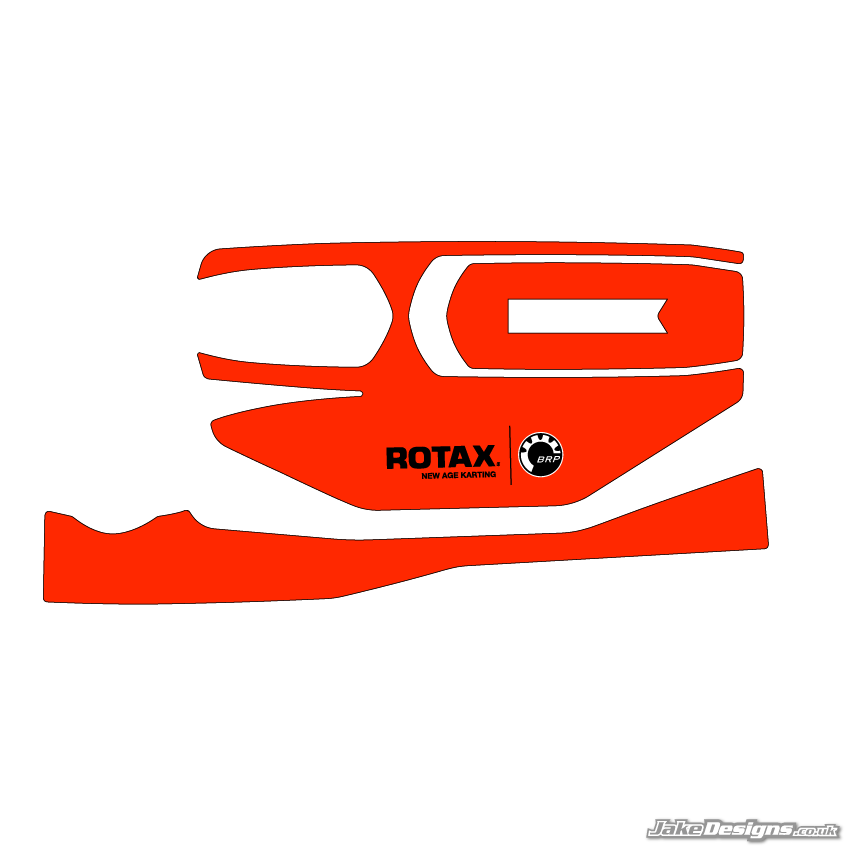 Fluorescent Style Rotax Battery Sticker Kit