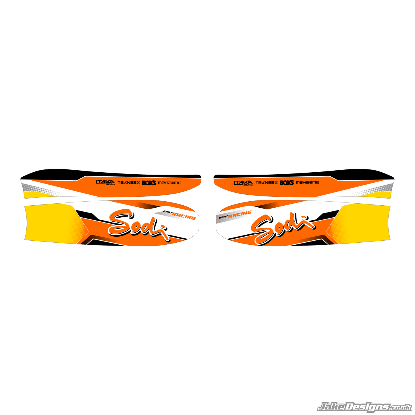 SODI Replica Set Of Sidepods Sticker (2019)