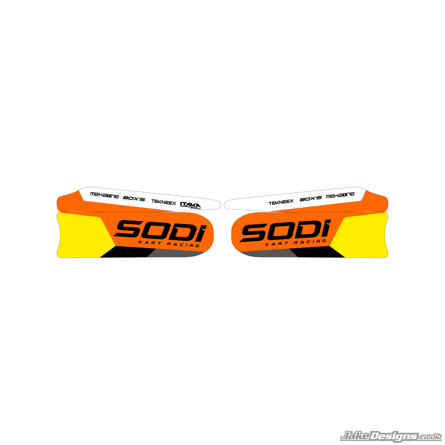 SODI Replica Set Of Sidepods Sticker (2025)