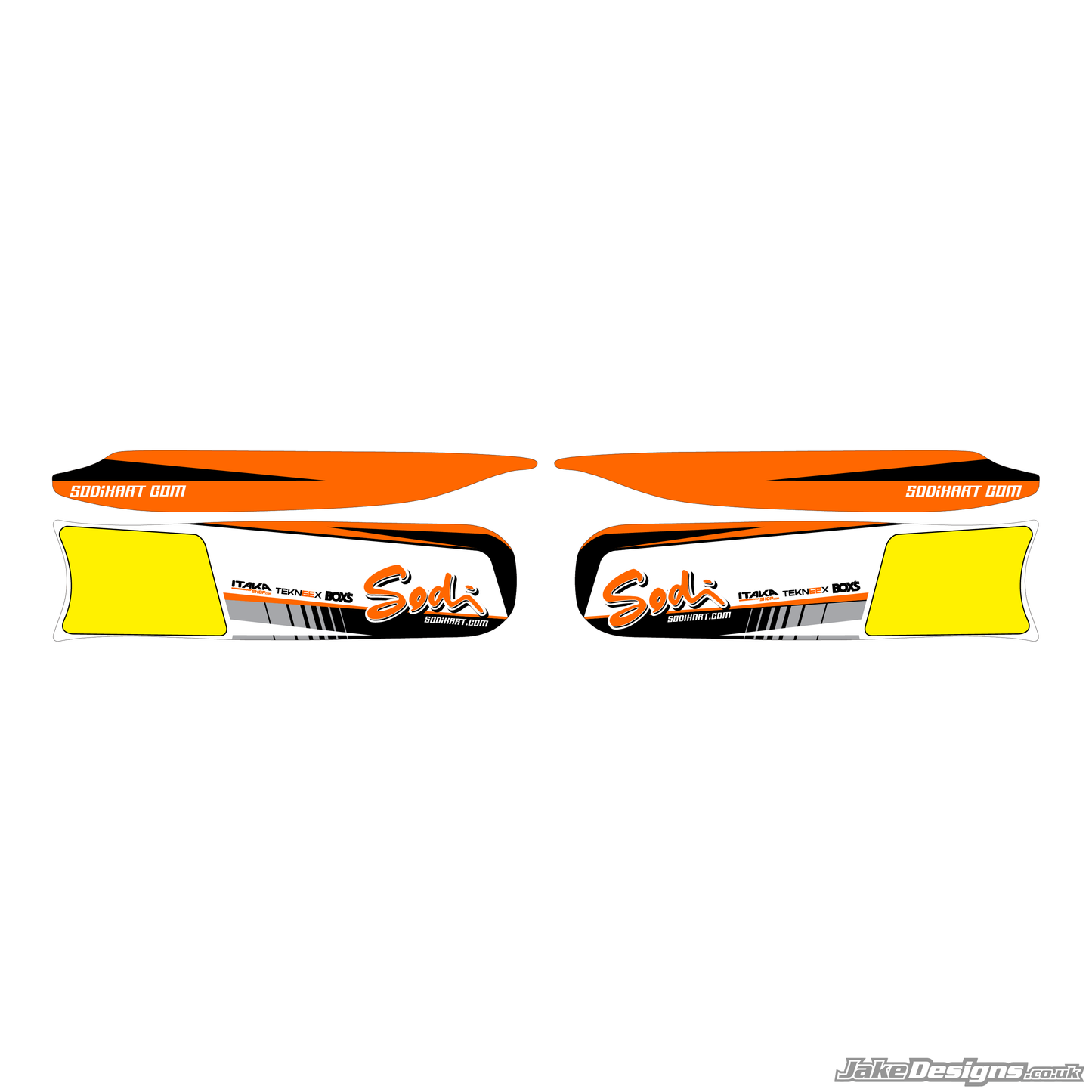 SODI Replica Set Of Sidepods Sticker (2017)