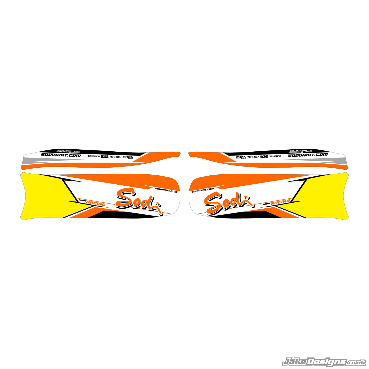 SODI Replica Set Of Sidepods Sticker (2017)