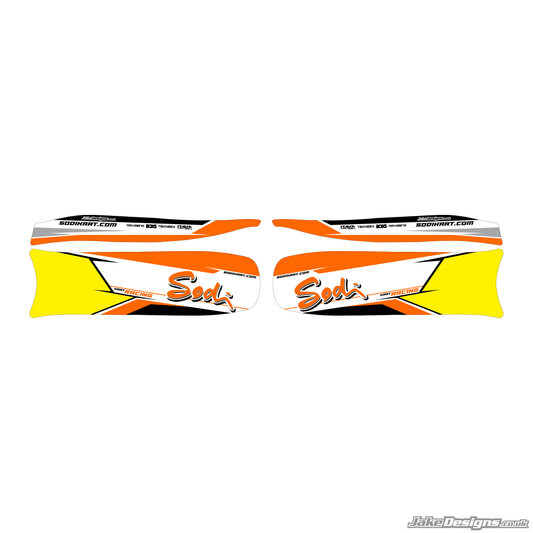 SODI Replica Set Of Sidepods Sticker (2017)