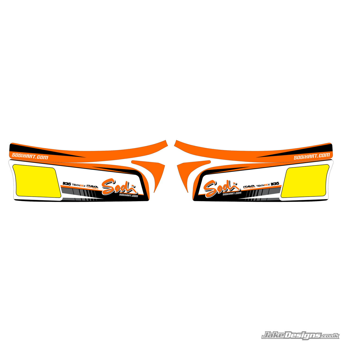 SODI Replica Set Of Sidepods Sticker (2017)