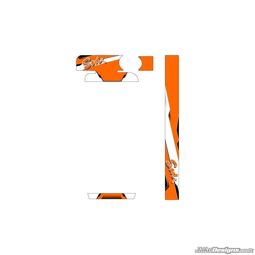 SODI 2019 Replica IAME Mini / Waterswift Radiator Sticker Kit ...