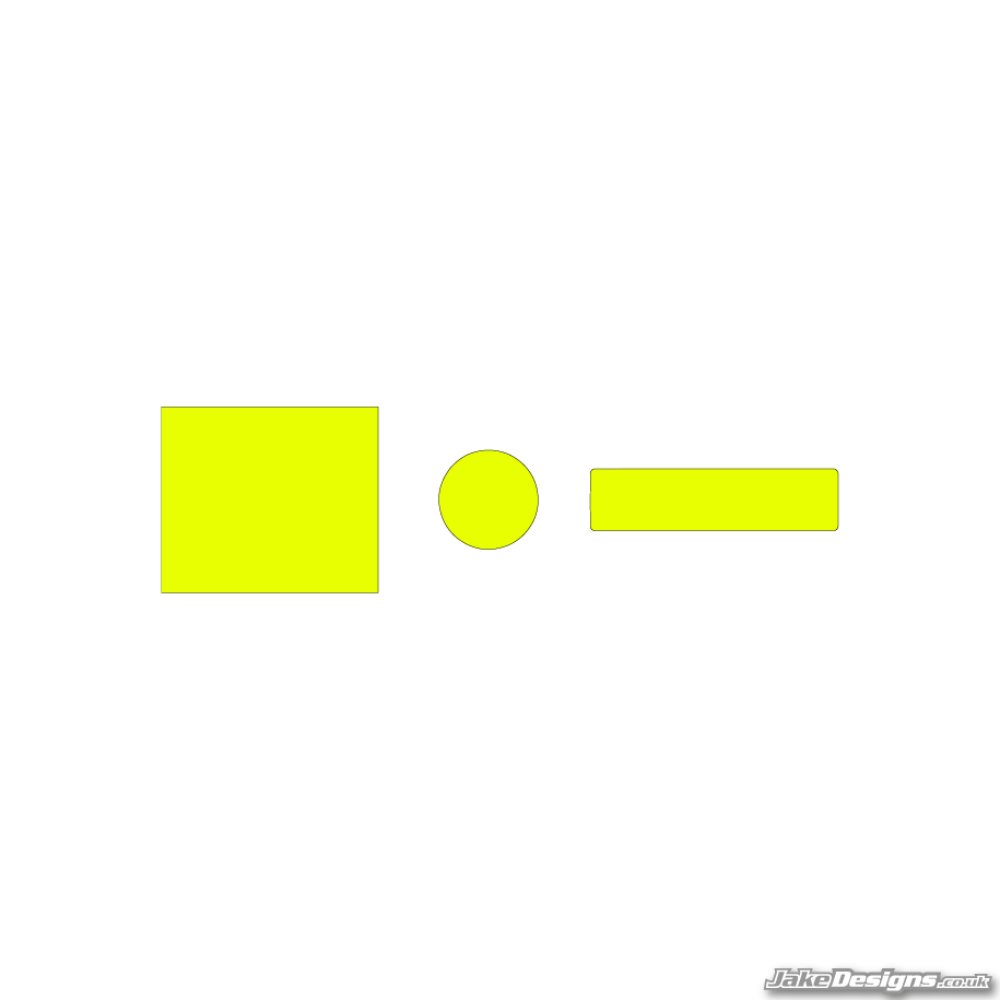 (Fluorescent Yellow) Rotax Max Engine Serial Numbers Sticker Kit