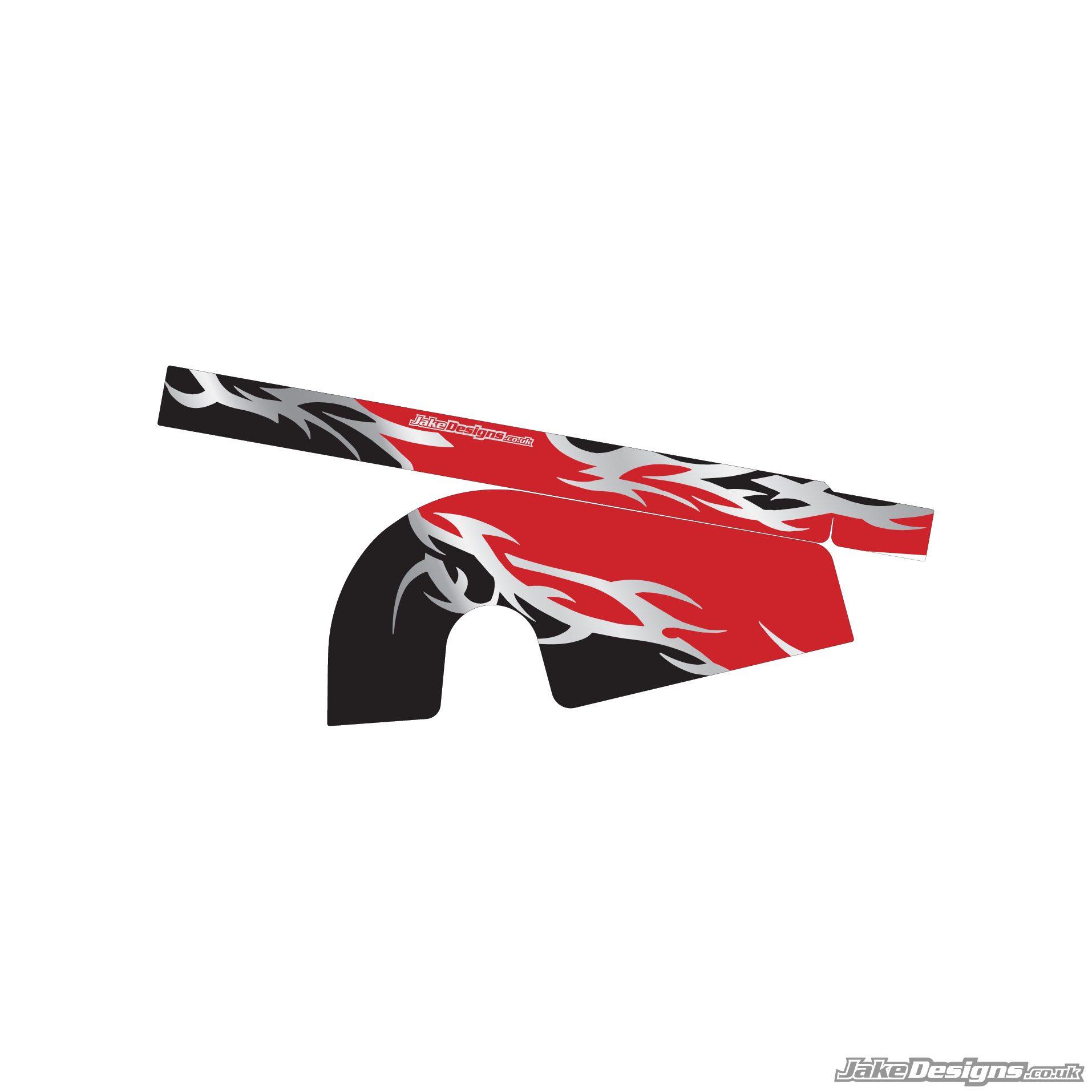 Shift Style Custom Chain Guard Sticker Kit – JakeDesigns Graphics