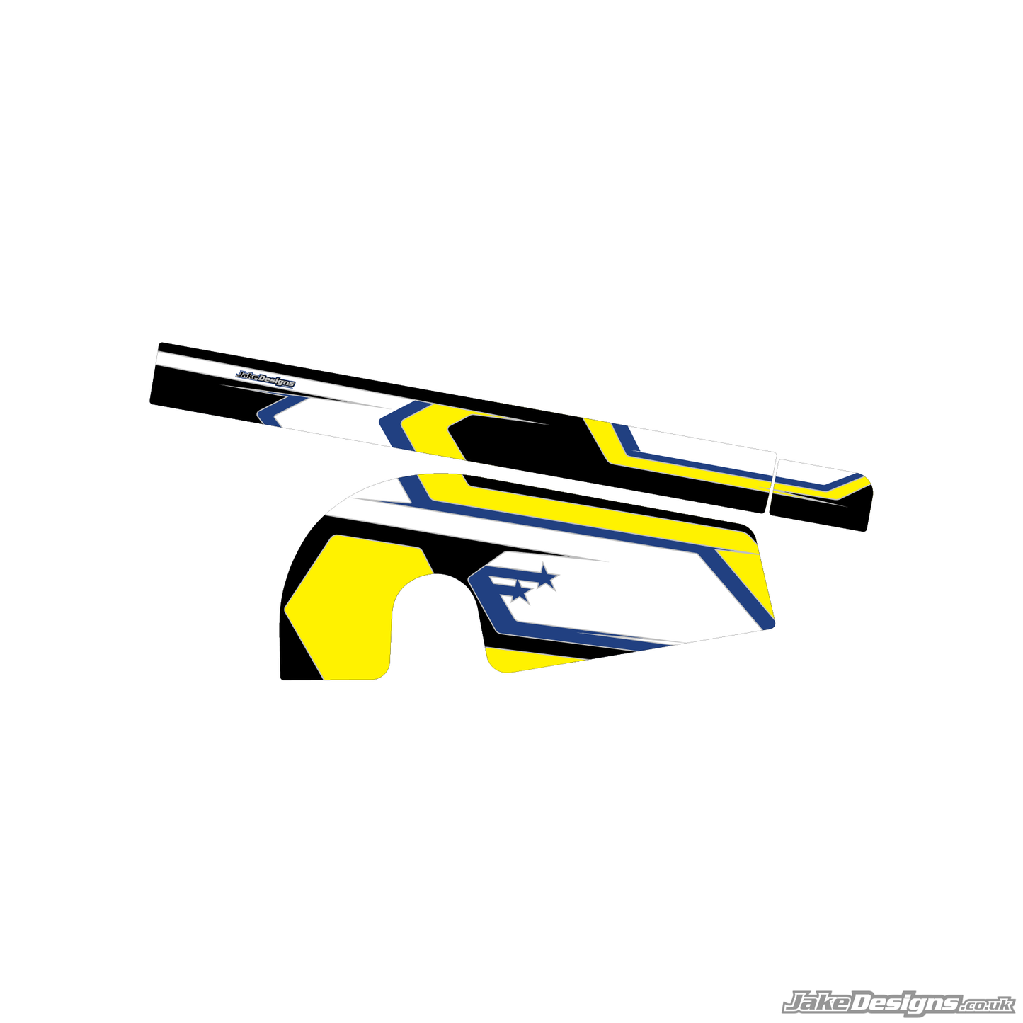 Stars Style Custom Chain Guard Sticker Kit