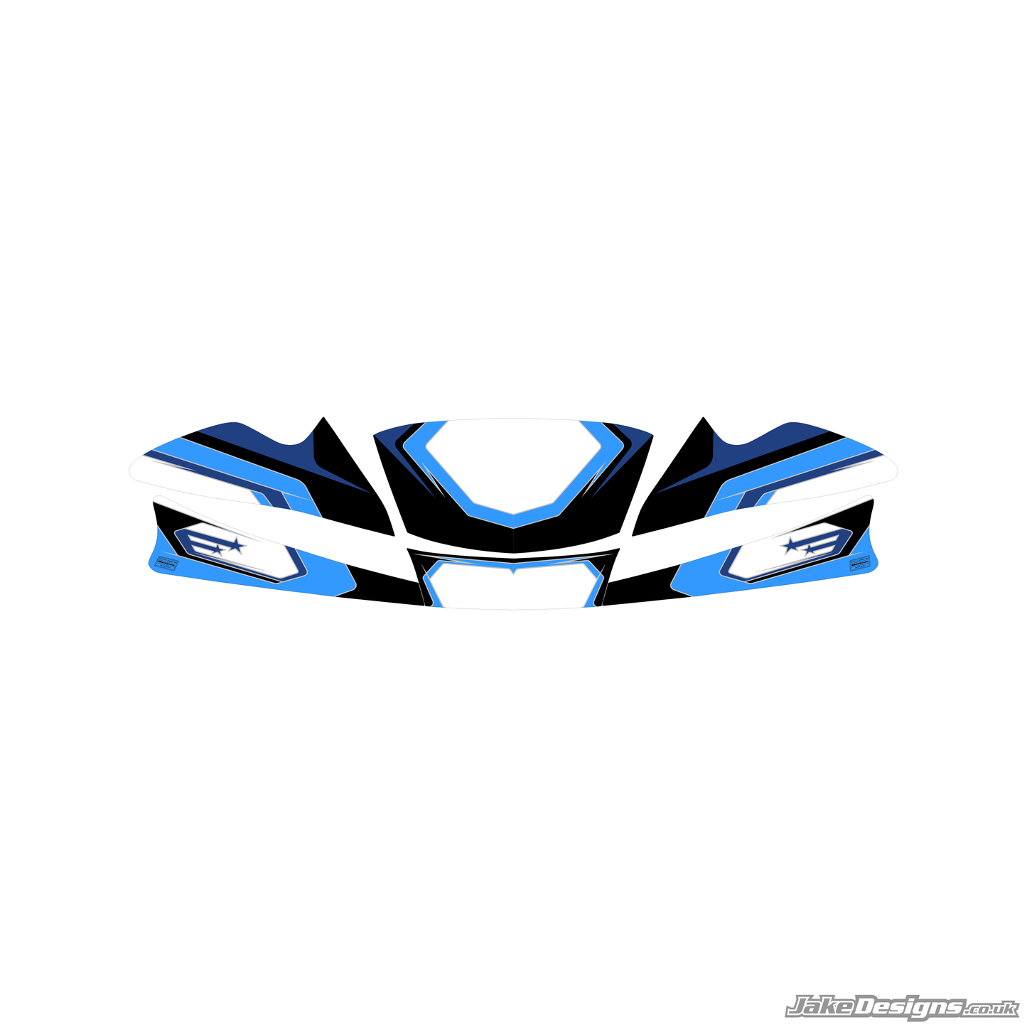 Stars Style Custom Nosecone Sticker