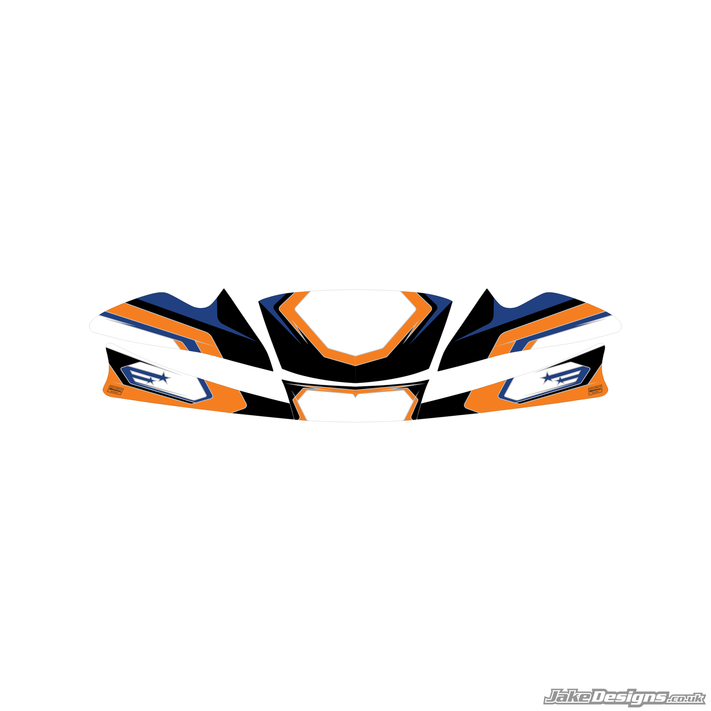 Stars Style Custom Nosecone Sticker