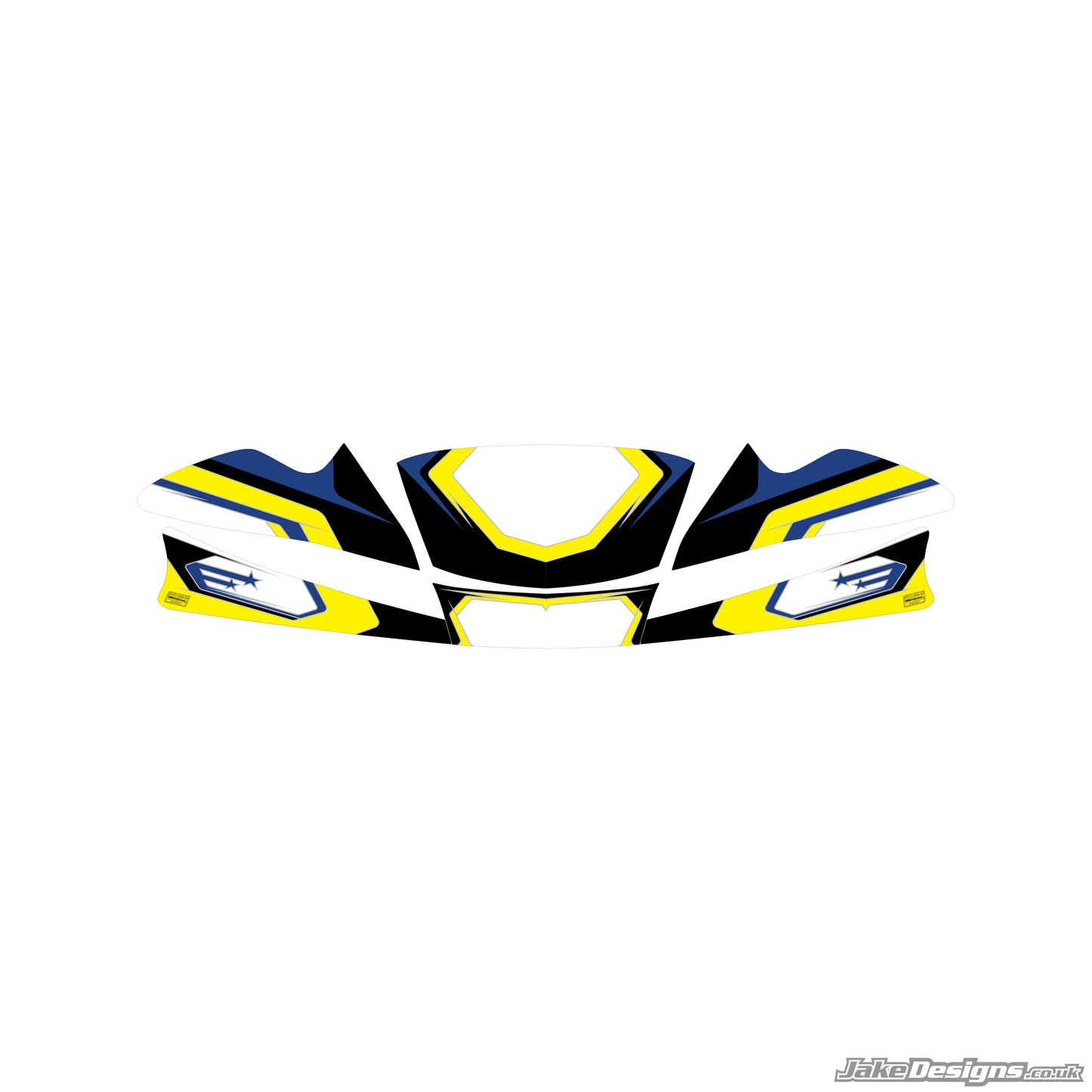 Stars Style Custom Nosecone Sticker